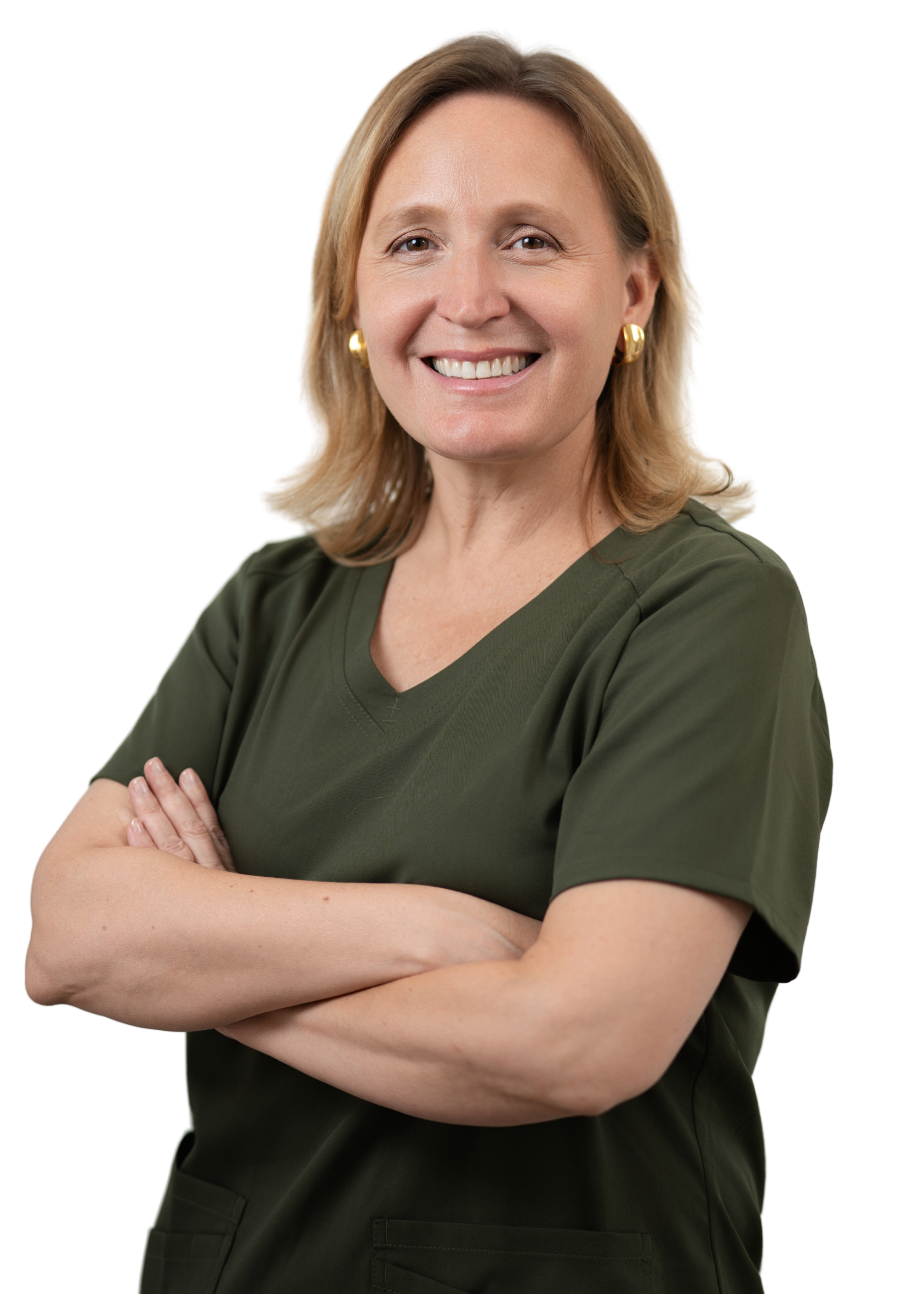 Dr Eline Zimmermann, chirurgien-dentiste, dans son cabinet à Huttenheim